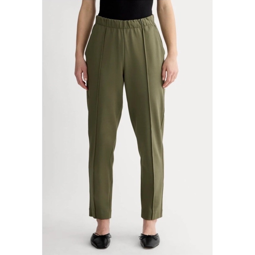Everlane The Dream Pant In Olive Green Size Small Pull-On Casual Office Career